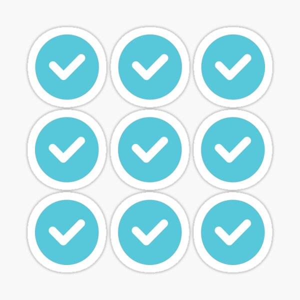 TikTok Verified Sticker for Sale by Christopher Rodriguez