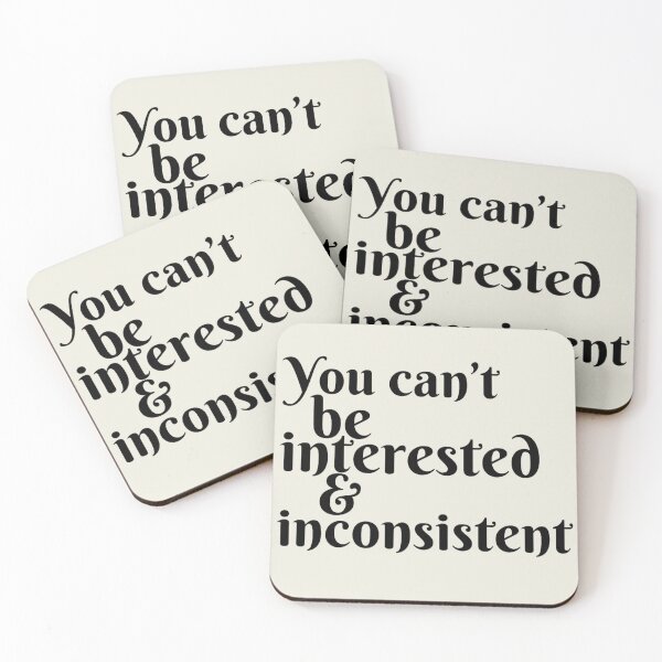 Item preview, Copy of You can’t be interested and inconsistent  designed and sold by Lavannya.