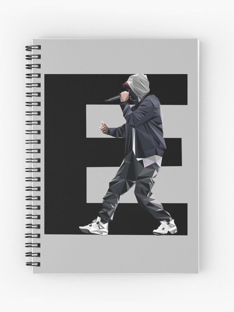 Eminem Slim Shady music goat Spiral Notebook for Sale by itsrinabd