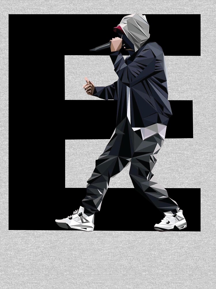 Eminem RAP GOD BLACK HOODIE Slim Shady rap god pullover m