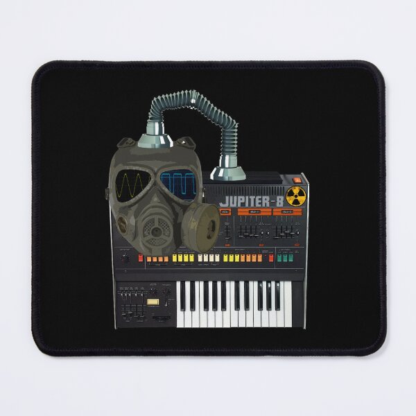 Item preview, Jupiter - 8 Radioactive - Gas Mask - Synth - Vintage Synthesizer - Nuclear - Reduced - 80s Synth - Polyphonic Synthesizer - Synthwave - Retrowave - Vaporwave - Stranger Things シンセサイザー designed and sold by RazzArt.