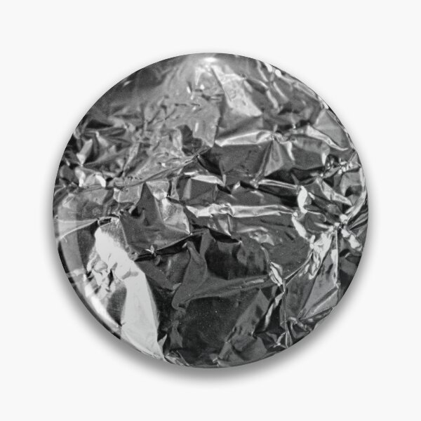 Item preview, Crumpled Silver Metallic Aluminum Foil Texture designed and sold by worldways.