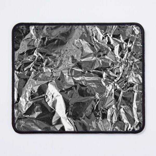 Item preview, Crumpled Silver Metallic Aluminum Foil Texture designed and sold by worldways.