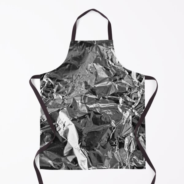 Item preview, Crumpled Silver Metallic Aluminum Foil Texture designed and sold by worldways.
