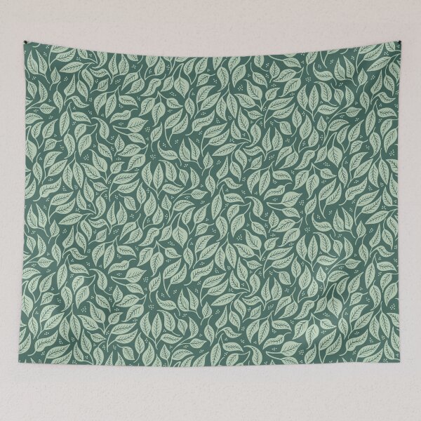 Item preview, Leaves / Leaf Pattern - Green designed and sold by Carrie Cantwell Art.