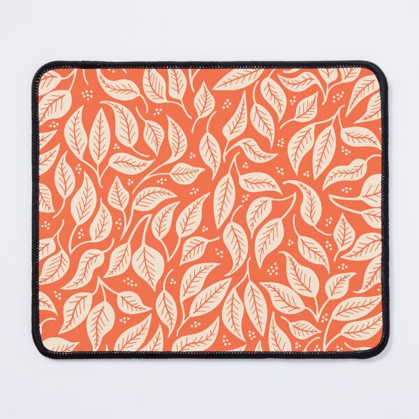 Item preview, Leaves / Leaf Pattern - Red / Pink designed and sold by Carrie Cantwell Art.