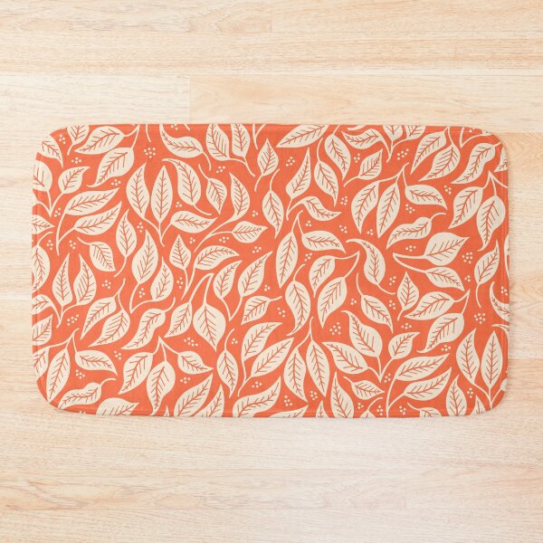 Item preview, Leaves / Leaf Pattern - Red / Pink designed and sold by Carrie Cantwell Art.