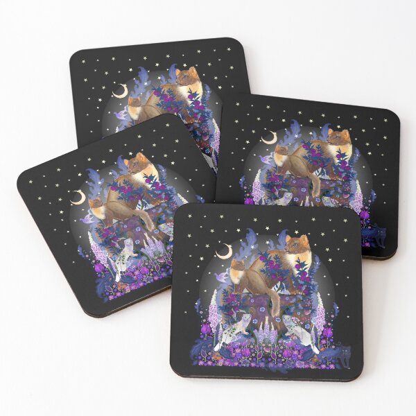 Item preview, Pine Martens and White Stoats designed and sold by nocturne-design.