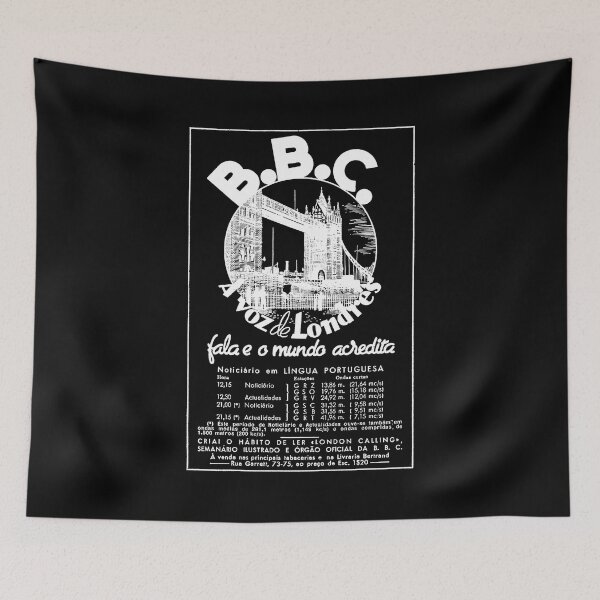 Item preview, LONDON CALLING - RADIO FREQUENCIES IN PORTUGAL designed and sold by ThrowbackAds.