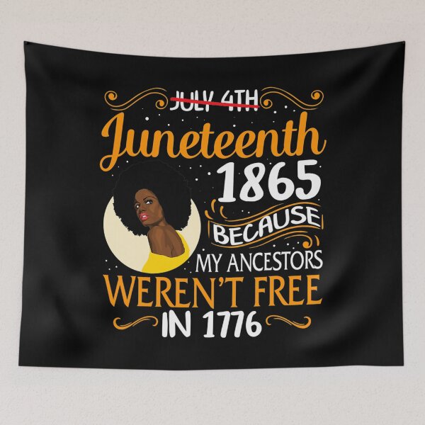 Item preview, Juneteenth Black Women Because My Ancestor Weren't Free 1776 designed and sold by flimsyarmament9.