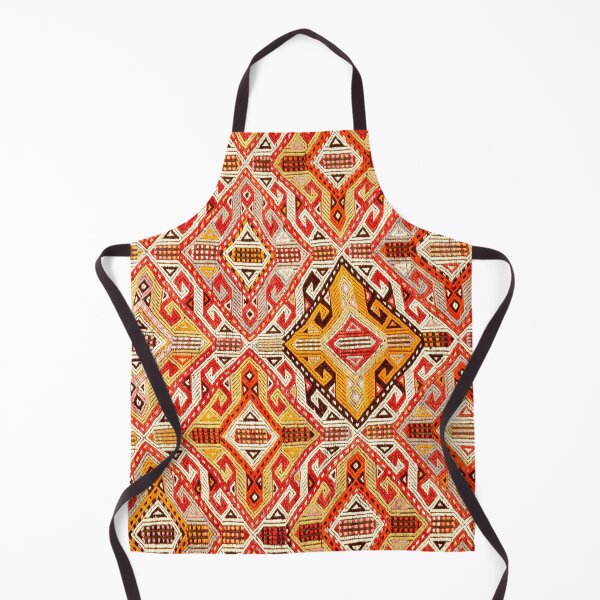 Item preview, Antique Turkish Rug Diamond Pattern designed and sold by nouveaudecor.