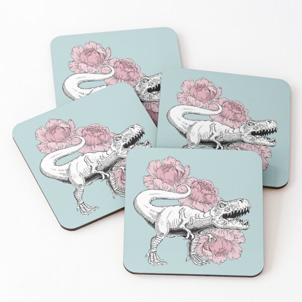 Item preview, Floral T-Rex designed and sold by TASORA.