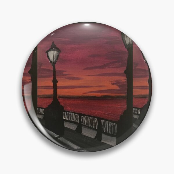 Item preview, Dark Sunset Gouache Painting designed and sold by art-byaina.