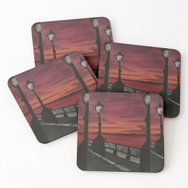 Item preview, Dark Sunset Gouache Painting designed and sold by art-byaina.