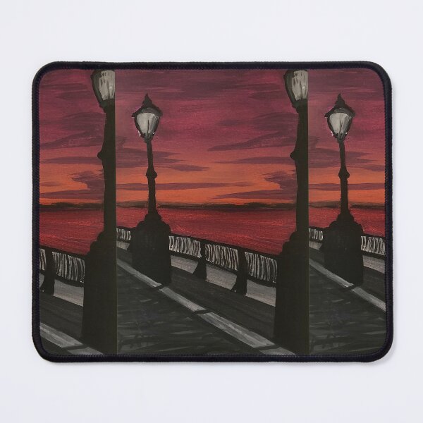 Item preview, Dark Sunset Gouache Painting designed and sold by art-byaina.