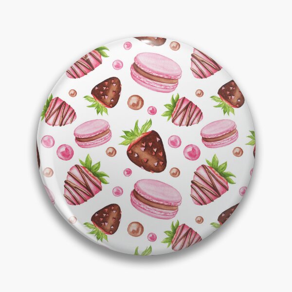 Item preview, Strawberries and Macaron Dessert Patterns  designed and sold by Mystic-Roots99.