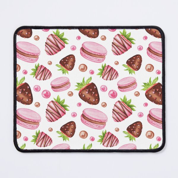 Item preview, Strawberries and Macaron Dessert Patterns  designed and sold by Mystic-Roots99.
