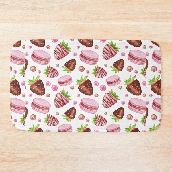 Item preview, Strawberries and Macaron Dessert Patterns  designed and sold by Mystic-Roots99.
