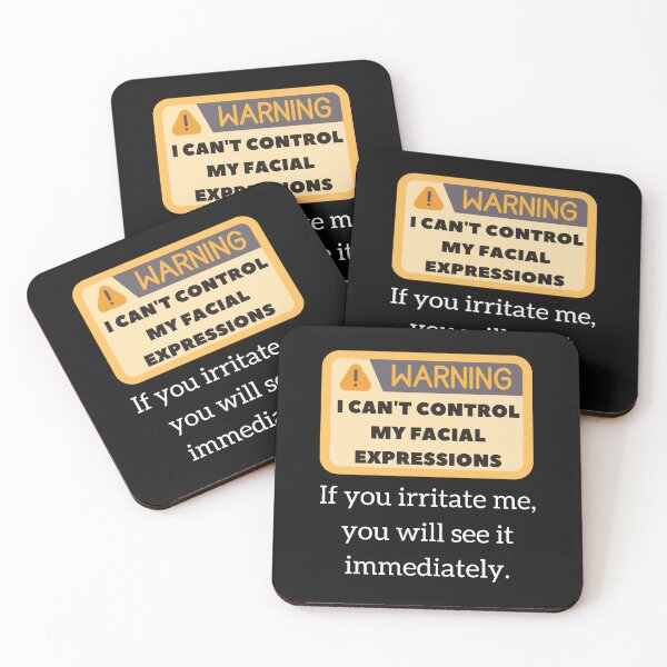 Item preview, I am not responsible for what my face does funny warning face designed and sold by Click-Like.