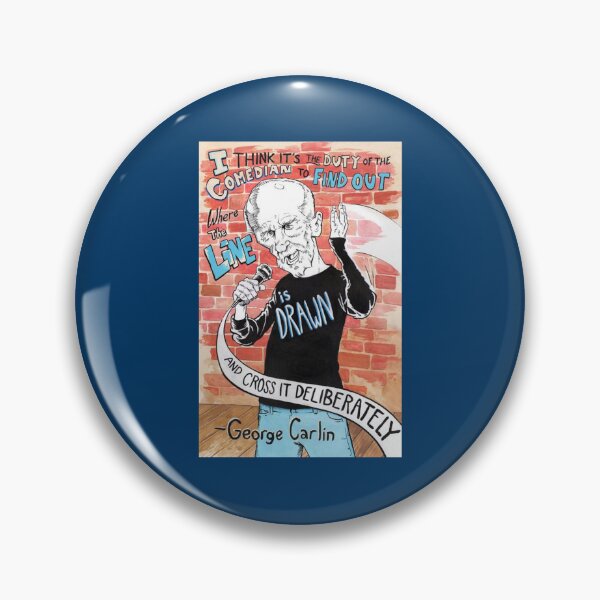 Item preview, George Carlin Comedy Legend      designed and sold by Barnabsashop.