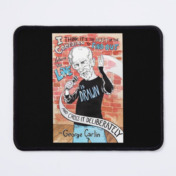 Item preview, George Carlin Comedy Legend      designed and sold by Barnabsashop.