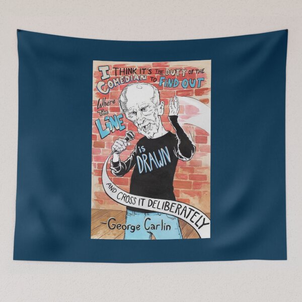Item preview, George Carlin Comedy Legend      designed and sold by Barnabsashop.