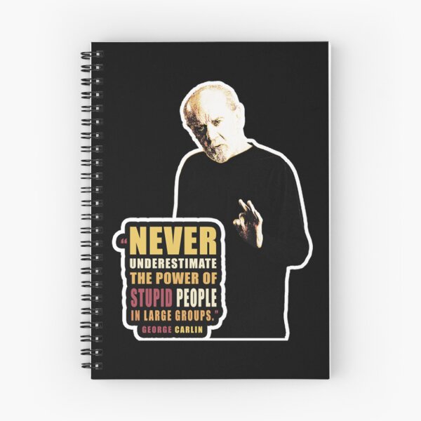 Item preview, George Carlin Quote On Stupid Vintage   designed and sold by Barnabsashop.