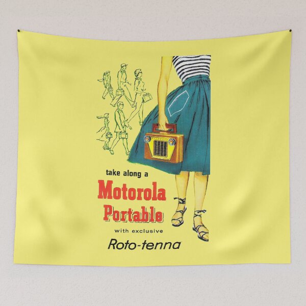 Item preview, MOTOROLA PORTABLE RADIO - ADVERT designed and sold by ThrowbackAds.
