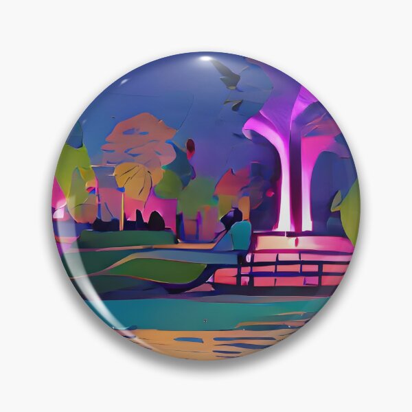 Item preview, Gazebo by the lake designed and sold by advanceprintart.