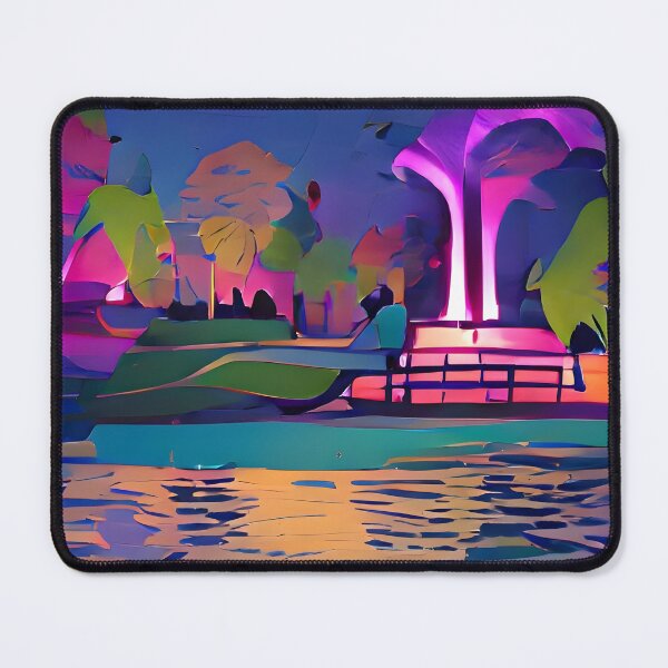 Item preview, Gazebo by the lake designed and sold by advanceprintart.