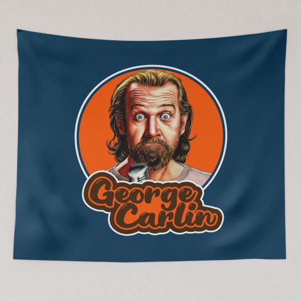 Item preview, Retro George Carlin   designed and sold by Barnabsashop.