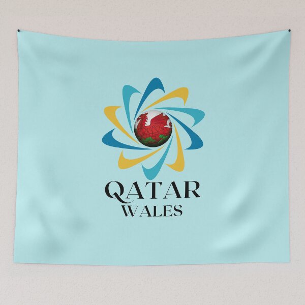 Item preview, Qatar Football soccer team Wales designed and sold by DesignsbyMona.