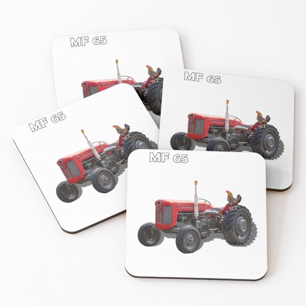 Item preview, Red tractor MF 65 and Charlie the chicken designed and sold by Millysuewood.