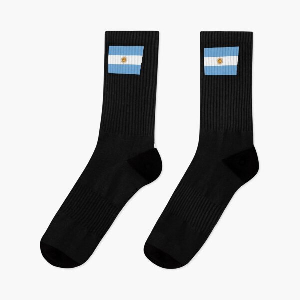 Item preview, Argentina Flag - Bandera Oficial de Ceremonia (Small on Black) designed and sold by STUDIO-72.