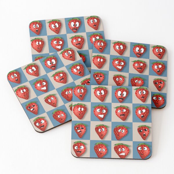 Item preview, Funny Strawberry expressions designed and sold by TipTopTapo.