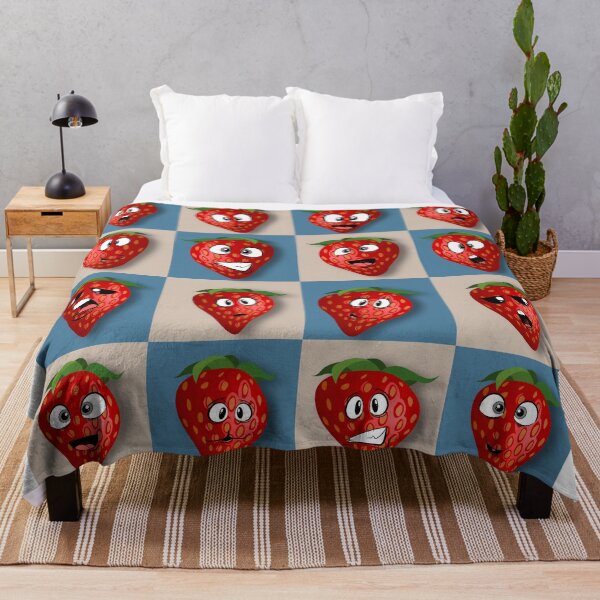 Item preview, Funny Strawberry expressions designed and sold by TipTopTapo.