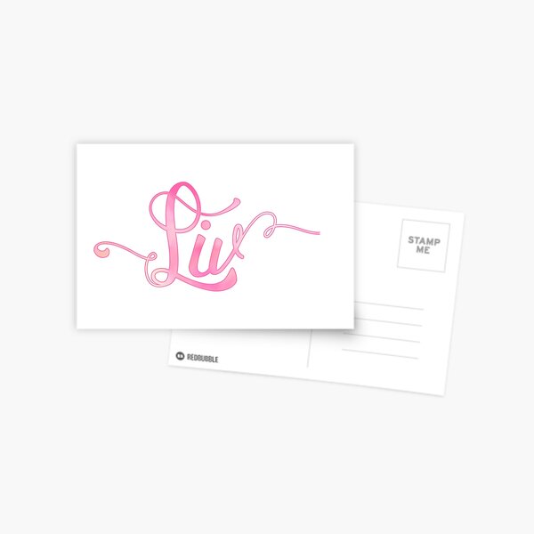Liv Name Stationery Redbubble