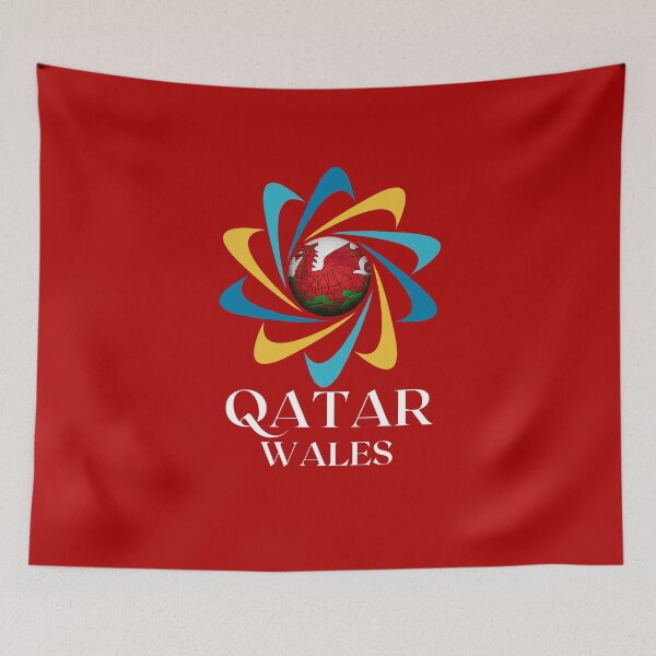 Item preview, Qatar Football soccer team Wales designed and sold by DesignsbyMona.