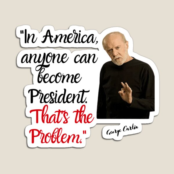 Aperçu de l'œuvre Georges Carlin (1) créée et vendue par Barnabsashop.