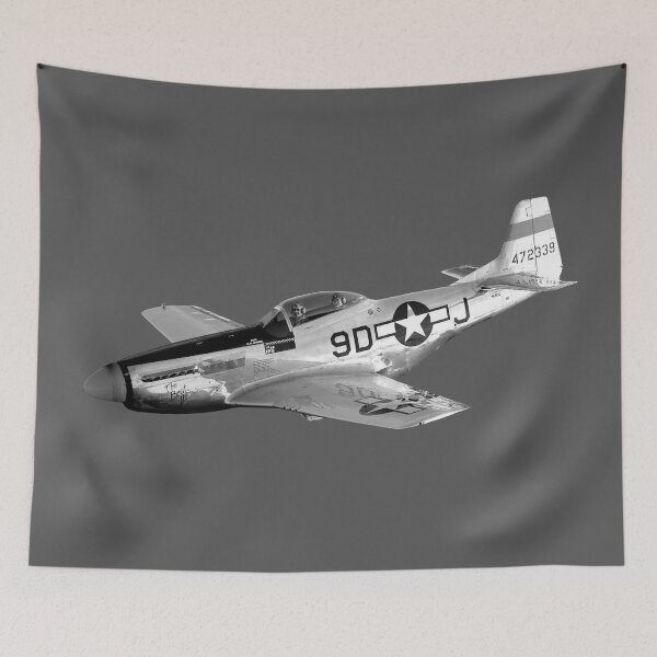 Item preview, "The Brat III" P-51D Mustang - Grey designed and sold by boltjesdesign.