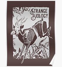 Strange Biology Antelope Skeleton - Offwhite Poster