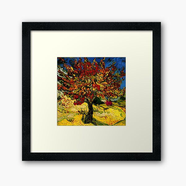 Aperçu de l'œuvre Impression de mûrier Van Gogh créée et vendue par Vicky Brago-Mitchell®.