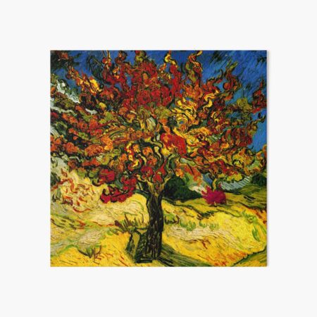 Van Gogh Mulberry Tree Art Board Print