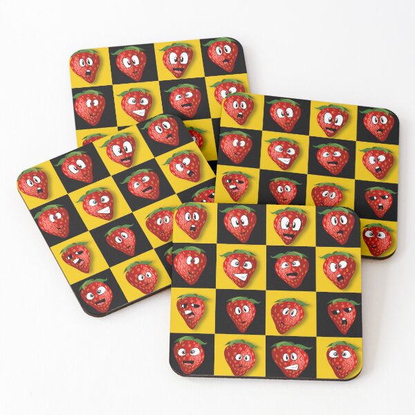 Item preview, Funny Strawberry expressions designed and sold by TipTopTapo.