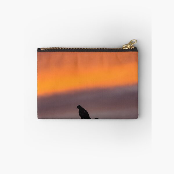 Item preview, Hawk on a birdhouse at sunset designed and sold by gerardofm4.