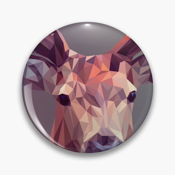Artikelvorschau, Hirsch-Polygon-Kunst entworfen und verkauft von NERDDZ.