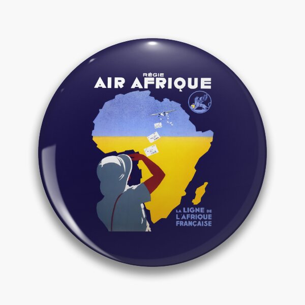 Item preview, AIR AFRIQUE - LA LIGNE DE L'AFRIQUE FRANCAISE designed and sold by ThrowbackAds.