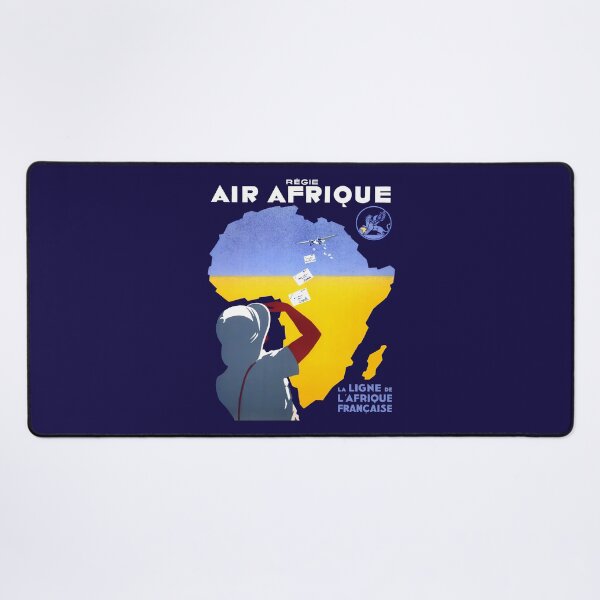 Item preview, AIR AFRIQUE - LA LIGNE DE L'AFRIQUE FRANCAISE designed and sold by ThrowbackAds.