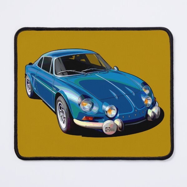 Item preview, Illustrated ICON Alpine A110 blue Graphic Artwork (french sports car)  designed and sold by SketchNinja.