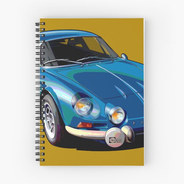 Item preview, Illustrated ICON Alpine A110 blue Graphic Artwork (french sports car)  designed and sold by SketchNinja.